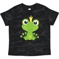 thumbnail image 3 of Inktastic Cute Frog, Green Frog, Frog Prince, Crown Boys or Girls Toddler T-Shirt, 3 of 5