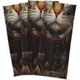 thumbnail image 3 of Dreamtimes Cute Cat Kitchen Towels Set of 6, Ultra Soft Absorbent Dish Towels Bathroom Hand Towels Reusable Cleaning Cloths Tea Towels 28 x 18 Inch, 3 of 7