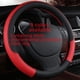 thumbnail image 5 of Anillo interior de goma blanca con relieve de cuero para volante de automóvil, funda protectora para manija de automóvil, productos ecológicos, 5 of 6