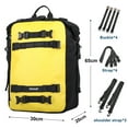 thumbnail image 3 of Motorcycle Bag Tail Bag Waterproof Large Capacity Backpack Pannier Bag Versatile Bag with straps (Yellow, 30L), 3 of 8