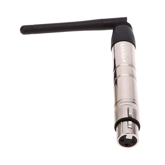 Lixada 2.4G ISM DMX512 inalámbrico XLR receptor de iluminación LED para la etapa PAR partido Lixada Receptor femenino DMX512