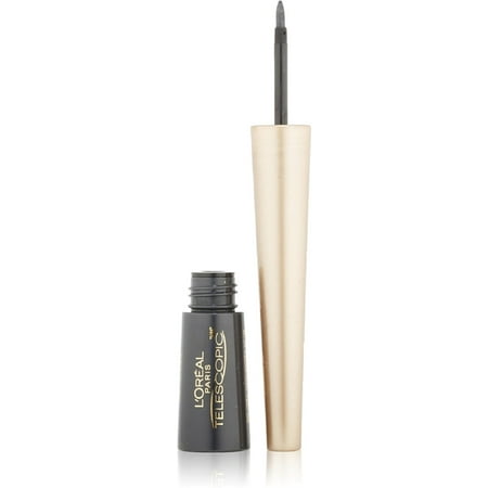 2 Pack -L'Oreal Paris Telescopic Precise Liquid Eyeliner, Charcoal [820] 0.08 oz - New NO Box UNSEALED due to Bulk purchase