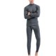 thumbnail image 2 of Conjuntos de ropa interior térmica para hombre, cuello medio liso, mangas largas, pantalones con cintura elástica, conjunto de ropa interior cálida de alta elasticidad, traje de poliéster para hombre, 2 of 3