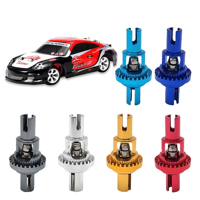 fastboy RCGOFFLOW 1/28 Aluminum Alloy Diff Differential Gear Box RC Upgrade Part Rc Differential Gear Box For Wltoys K969 RC Car Part red
