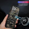 thumbnail image 2 of Case for iPhone 11 Pro Max,Camouflage Design Phone Case Heavy Duty Shockproof Military Grade Anti-Fall Protection Built-in Magnetic Kickstand Cover for iPhone 11 Pro Max MC Army Green, 2 of 11