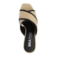 thumbnail image 4 of Mia Too Women's Slide Raffia Block Heel Sandal, 4 of 5