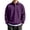Dark Purple, variant on Mens Casual Polo Shirts Stripe Button Collared Long Sleeve 1/4 Button Collared Pullover Fall Winter Oversized Old Money Clothes