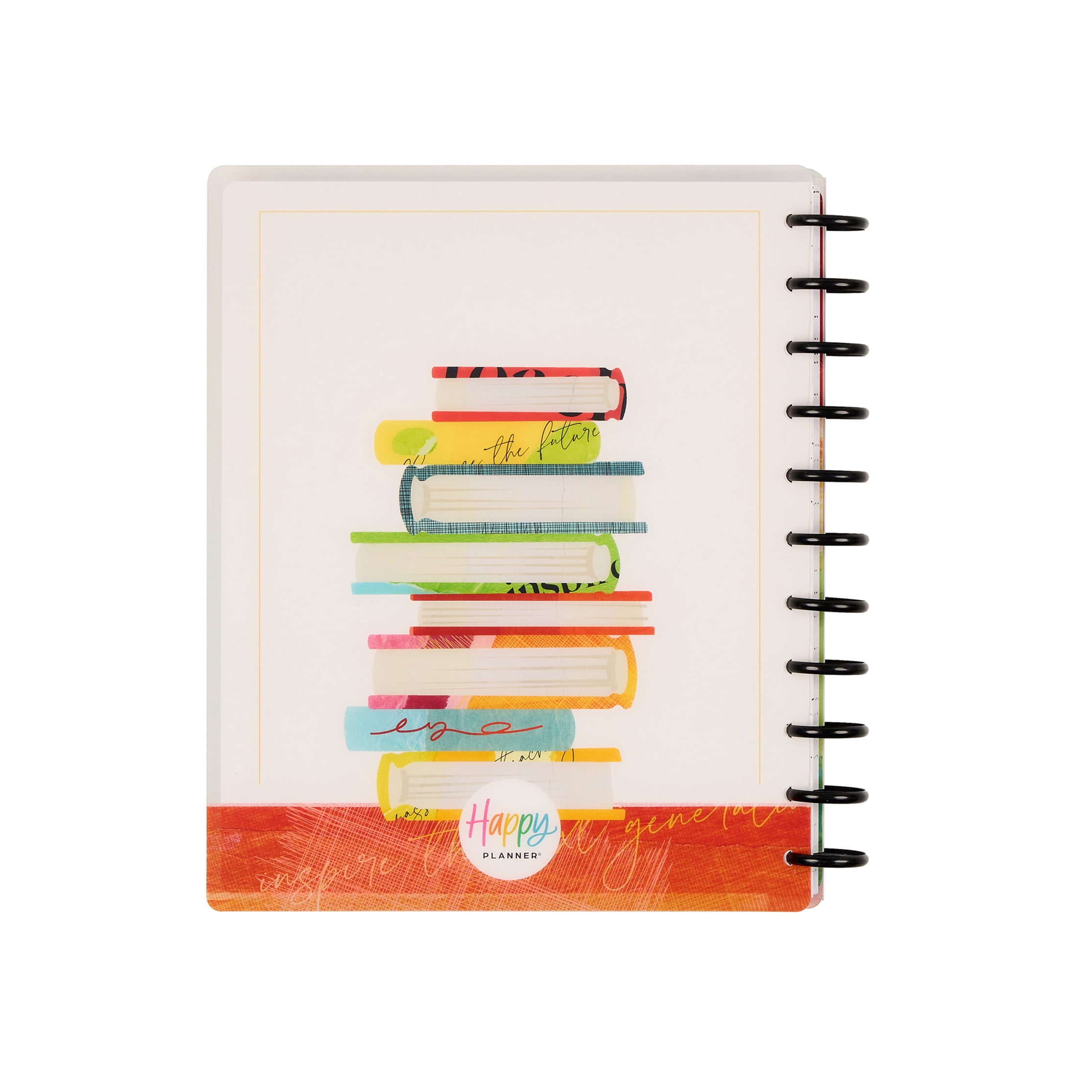 Happy Planner Monthly Weekly Big Planner (8.5” x 11”) Learn & Inspire 15-Month April 2026-June 2027, disc bound system