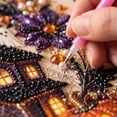 thumbnail image 2 of PLPPYFS Halloween Ghost Pearl Art DIY Kit, Spooky Cute 3D Diamond Artwork Crafts for Adults, DIY Halloween Fall Home Decor Wall Art, Beginner DIY Seasonal Party Gift, 2 of 6