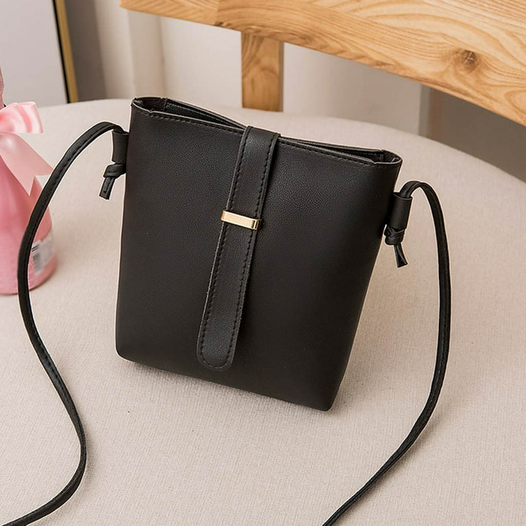 1pc Black Pu Leather Shoulder Crossbody Bag Strap, Fashionable Minimalist  Bag Accessory, Suitable For Women To Replace Long Bag Shoulder Strap