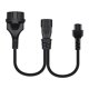 thumbnail image 1 of IEC320 C14 Macho A C5 DE Reemplazo De Cable De Extensión Hembra 2500W Para Computadora Portátil shamjiam Cable de energía, 1 of 9