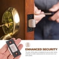 thumbnail image 4 of Sturdy Stainless Steel Security Strike Plate for Door Use Black Enhanced Durability and Easy, 4 of 8