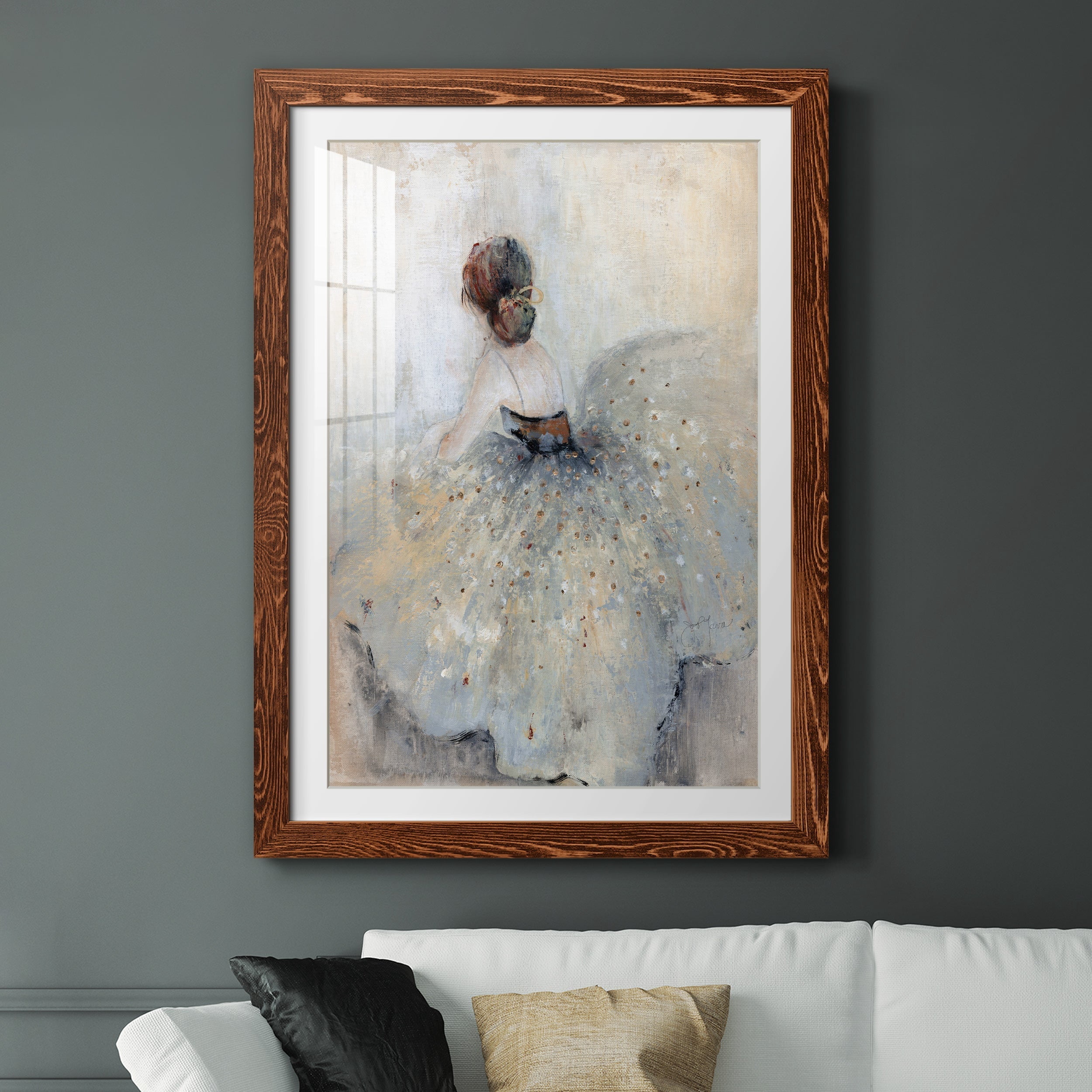 Sunday Best Hen - Premium Framed Print - Distressed Barnwood Frame - Ready to Hang