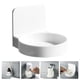 thumbnail image 4 of GOOHOCHY 1 estante de almacenamiento decorativo para baño, soporte para artículos de tocador, soporte de pared, color blanco, 4 of 8