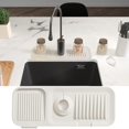 thumbnail image 2 of Kiteky Clearance Non Slip Silicone Faucet Splash Mat Bathroom Kitchen Mat Splashproof Silicone Draining Mat, 1*Faucet Splash Pad, Drain Rack Clearance Sale, 2 of 7