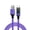 Purple, variant on Lerpwige Charge Data USB A to Type C Cable with Dynamic Power Display for Gadgets