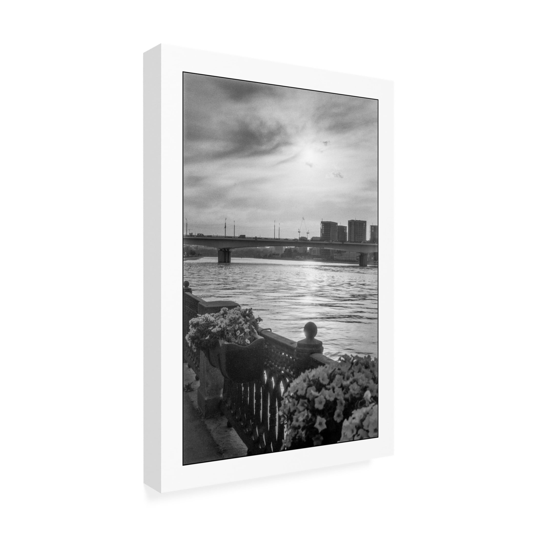 Canvas Wall Art - Yury A Melnikov 'A Summer Day In Moscow 2020' Wall Art for Living Room, Bedroom, or Office Décor by Trademark Fine Art - 30 x 47 Inches