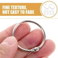 thumbnail image 4 of 20 Pcs Metal Buckle Multi-function Ring Paper Rings Security Keyring Clasp Clasps, 4 of 6