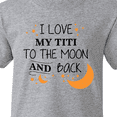 thumbnail image 4 of Inktastic I Love My Titi To The Moon and Back Youth T-Shirt, 4 of 5