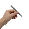 thumbnail image 2 of Unique Bargains 1 Pc Durable Diagonal Stripes Eyebrow Tweezer for Bathroom Travel Black, 2 of 6