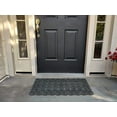 thumbnail image 3 of A1 Home Collections Heavy Duty Indoor/Outdoor Decorative Design Durable Rubber Doormat 22"X37", Black, 3 of 7