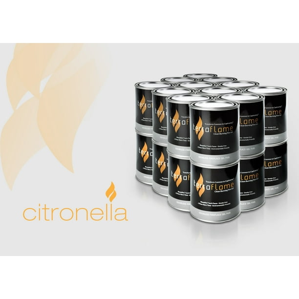 Terra Flame Citronella Gel Fuel by SunJel 24 Pack