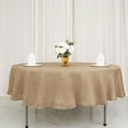 thumbnail image 7 of BalsaCircle 90" Natural Round Faux Burlap Tablecloth Reception Catering Decorations, 7 of 7