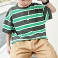 thumbnail image 6 of Zshosam Toddler Shirts Toddler Baby Boy Shirt Graphic T-Shirt Kids Funny Letter Summer Short Sleeve Tee Tops Size 11T 12T,(Green 11-12 Years), 6 of 9