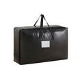thumbnail image 2 of Extra Large Heavy Duty Moving Bags, Black Storage Bins , Reinforced Handles & Heavy-Duty Zippers Moving Boxes Storage Bags Totes for Clothes Packing, Dorms, College Supplies, 2 of 6