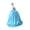 Blue, variant on Unique Dress Form Tissue Box Cover With Large Capacity For Standard 180 Sheet Rolls And Curved Edges Tissue Organizers