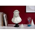 thumbnail image 2 of Elegant Veiled Maiden Bust Sculpture, Halloween Home Decor, White Finish, 2 of 4