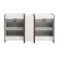 thumbnail image 2 of Fresca Lazzaro 60" Rosewood Free Standing Double Sink Modern Bathroom Cabinet, 2 of 7
