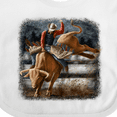 thumbnail image 4 of Inktastic Bull Riding Boys or Girls Baby Bib, 4 of 4