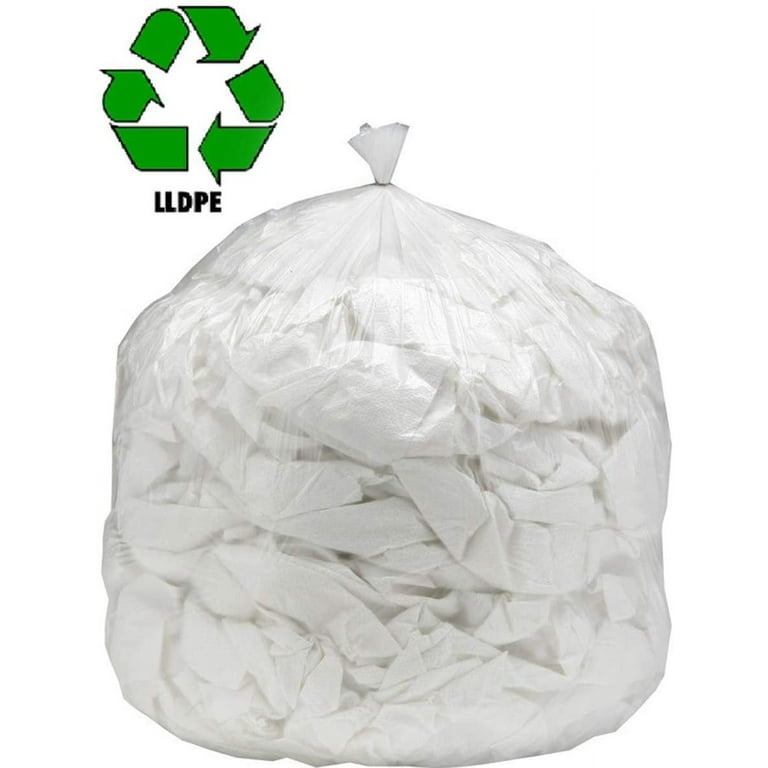 Lavex Li'l Herc 10 Gallon 1 Mil 24 x 23 Low Density Medium-Duty Clear Can  Liner / Trash Bag - 500/Case