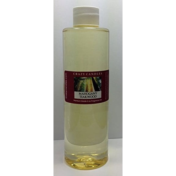 8oz Mahogany Teakwood Bottle 8 Fl Oz Each 237ml Premium Grade Scented Fragrance Oil By Crazy Candles