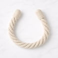 thumbnail image 5 of Evideco French Home Goods Contis Farmhouse Beige Curtain Tiebacks, 5 of 10