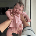 thumbnail image 3 of Realistic Reborn Baby Dolls - 20 Inch Cute Lifelike Real Life Baby Dolls Newborn Silicone Baby Dolls Girl Soft Cloth Body with Feeding Kit for 3+ Years Old Kids Gifts, 3 of 5