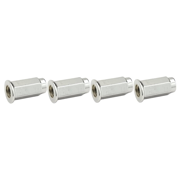 ITP (4pk) Flat Base Chrome Lug Nut 3/8" with 14mm Head for Polaris OUTLAW 525 IRS 2007-2011