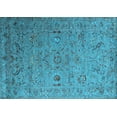 thumbnail image 1 of Ahgly Company Indoor Rectangle Oriental Light Blue Industrial Area Rugs, 5' x 8', 1 of 4