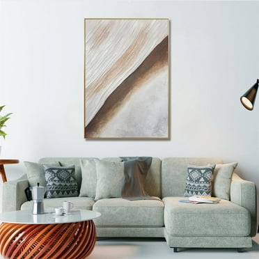 Home Hand Painted "Sandy Slope Serenity" Oil Painting (12"H x 8"W)