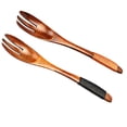 thumbnail image 3 of GUOOL Natural Portable Wooden Fork Students Kids Party Eating Tool Brown Kinking, 3 of 9