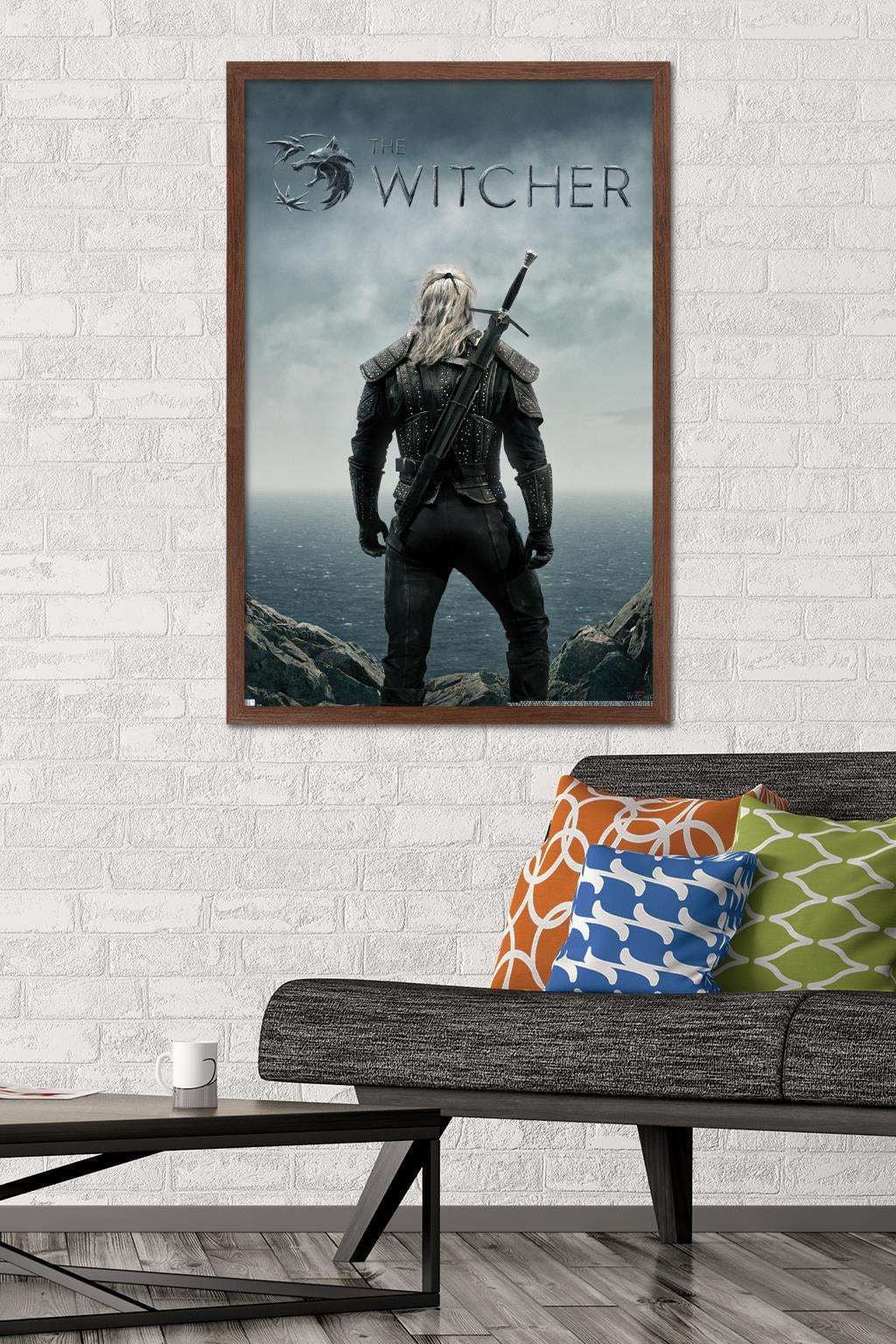 Netflix The Witcher - Teaser Wall Poster, 22.375" x 34", Framed