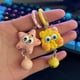 thumbnail image 3 of LLavero de Bob Esponja de dibujos animados, figura de Patrick Star Squidward, teléfono Ins, tentáculos, llavero de coche, colgante, joyería, 3 of 5