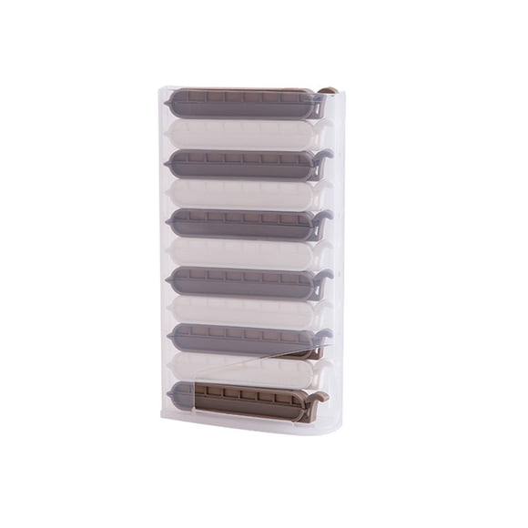 Bewildely Paquete de 10 bolsas de almacenamiento Clip montado en la pared sin taladro desmontable cocina vegetal Snack sellador abrazadera accesorios con Almacenamiento y organización del hogar Bewildely HA065184-01B