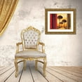 thumbnail image 3 of Thomas, Neil 24x19 Gold Ornate Wood Framed with Double Matting Museum Art Print Titled - Entrancing II, 3 of 4
