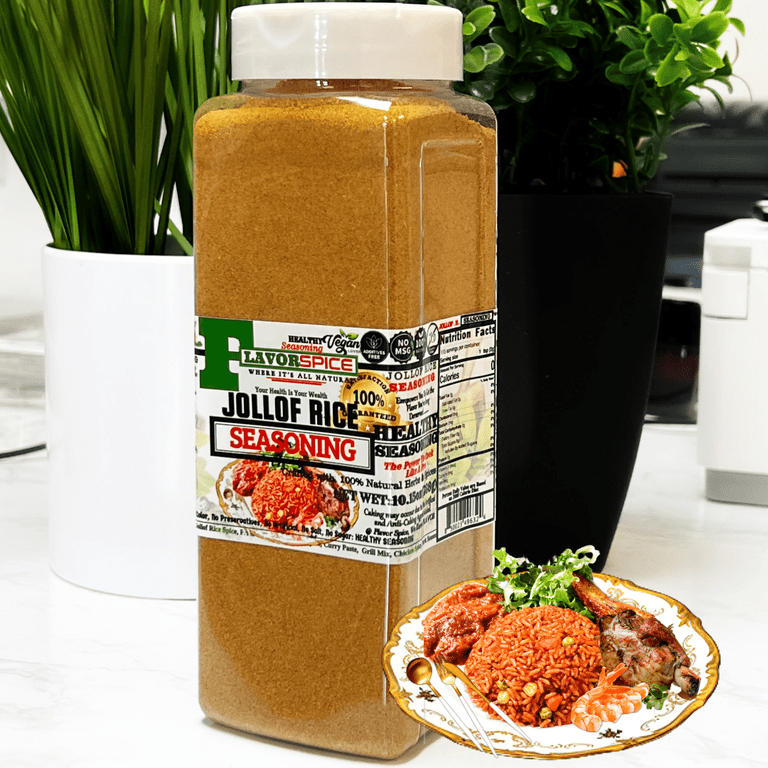 Jollof Rice Seasoning Crafted with 100% Natural Herbs and Spices