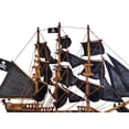 thumbnail image 2 of HANDCRAFTED NAUTICAL D√âCOR Wooden Fearless Black Sails Limited Model Pirate Ship 15", 2 of 2