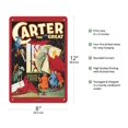 thumbnail image 2 of Charles Carter The Great - Spirit Cabinet Illusion - Vintage Magic Poster c.1926 - 8 x 12 inch Vintage Metal Tin Sign, 2 of 4