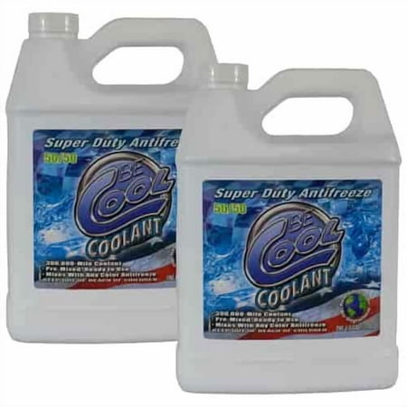 Be Cool Radiators 25002 Be Coolant Super Duty Engine Coolant 1 Gallon Bottles (2