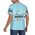 thumbnail image 2 of Fotbe Let's Go on an Adventure Baseball Jersey Shirt for Men and Women, Casual Short Sleeves Button Down T-Shirt-X-Large, 2 of 9